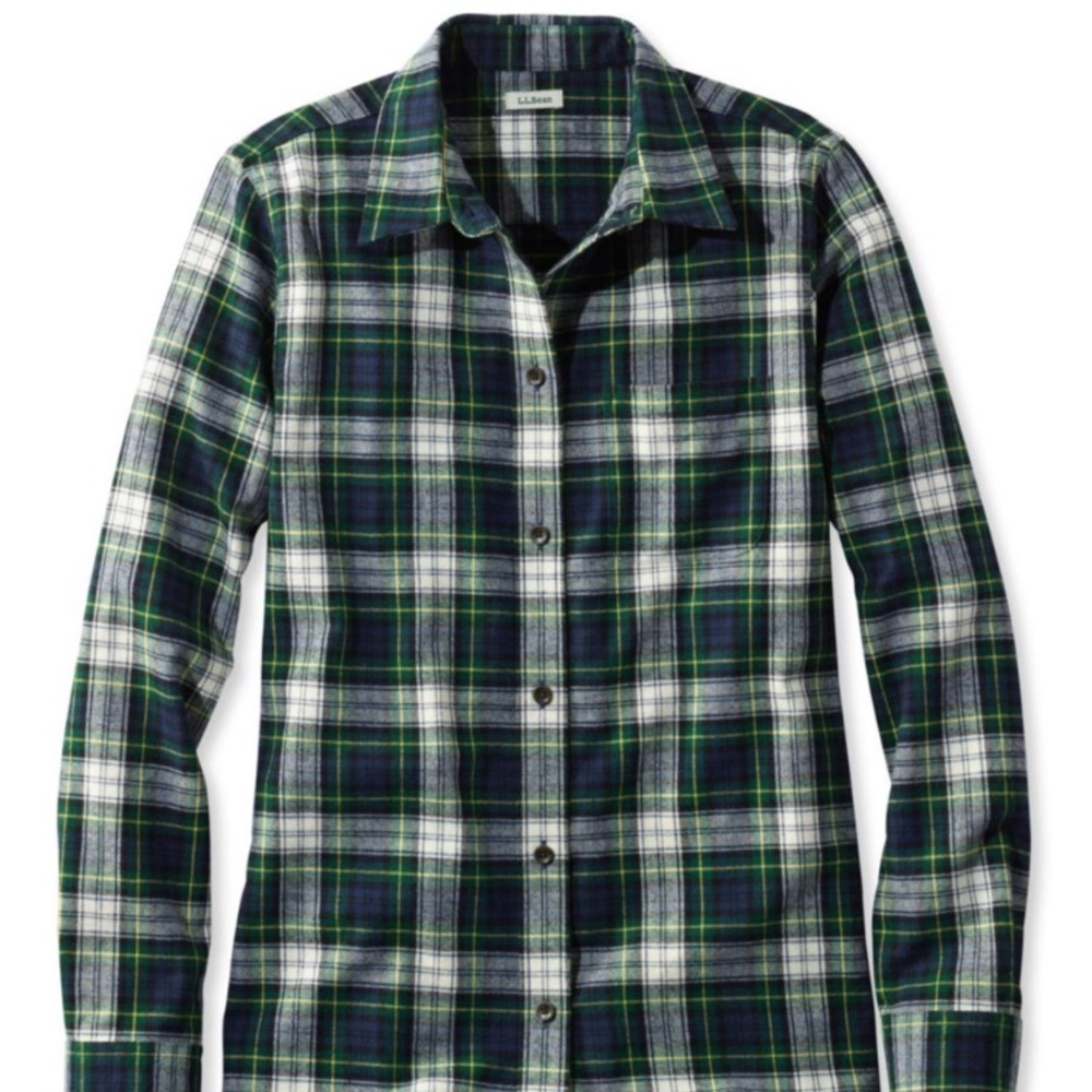 LL Bean flannel size XS